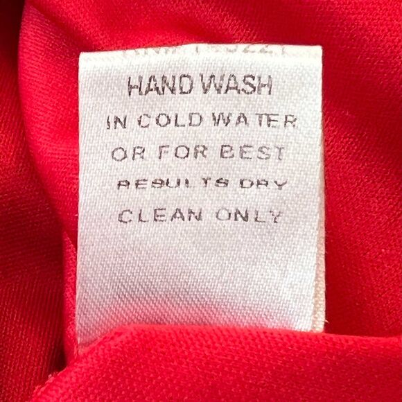 Promesa Red Floral Mini Dress Spaghetti Straps - Picture 5 of 7